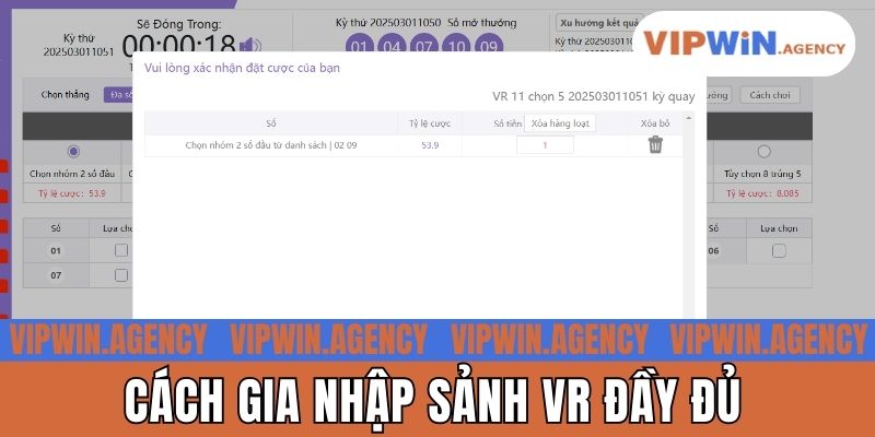 Cách gia nhập sảnh VR đầy đủ