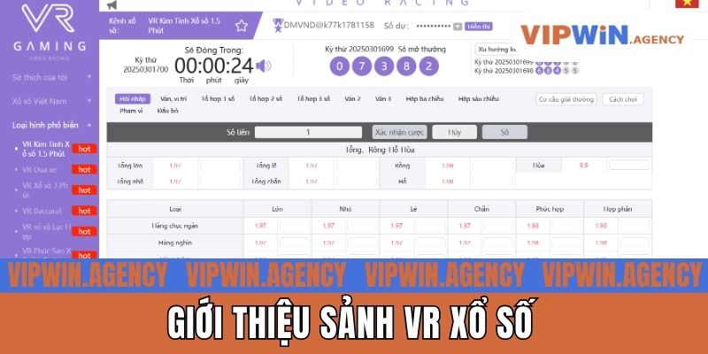 Giới thiệu sảnh VR xổ số