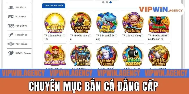 Chuyên mục bắn cá đẳng cấp